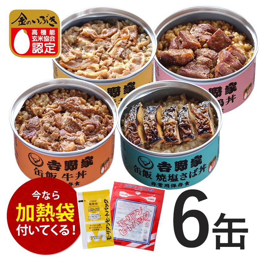 海外輸入 吉野家 缶飯 160g 全4種×各1缶 計4個入 牛丼 豚丼 焼鳥丼